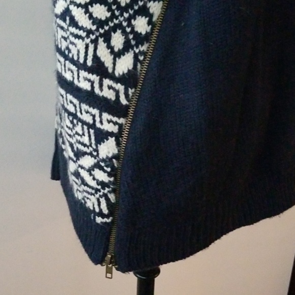 CLICHE COUTURE side zip sweater - Picture 3 of 6